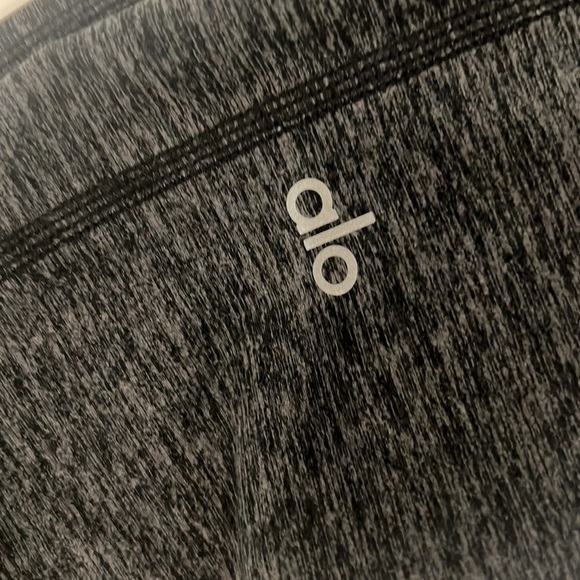 Alo Sz S brushed charcoal heathered gray Leggings - Picture 3 of 8